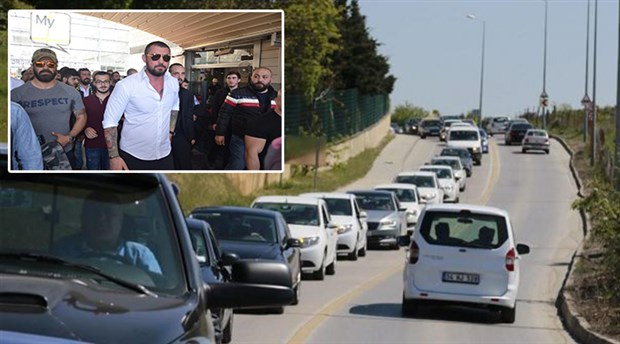 Yeni Türkiye’de sıradan bir gün: Çete reisi 100 araçlık konvoyla cezaevine gitti